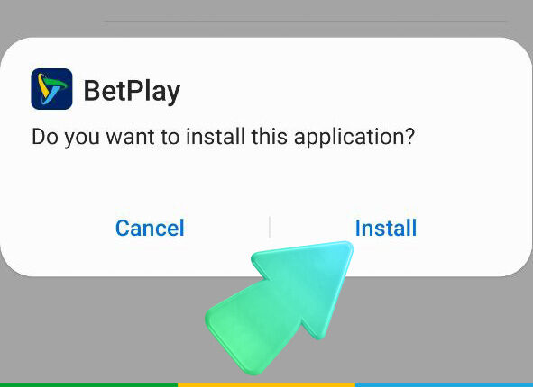 Cómo instalar Betplay APK paso 3
