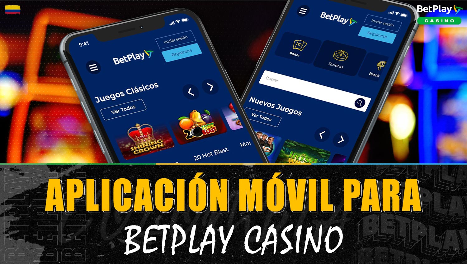 Información detallada sobre el casino en la aplicación móvil de Betplay Colombia