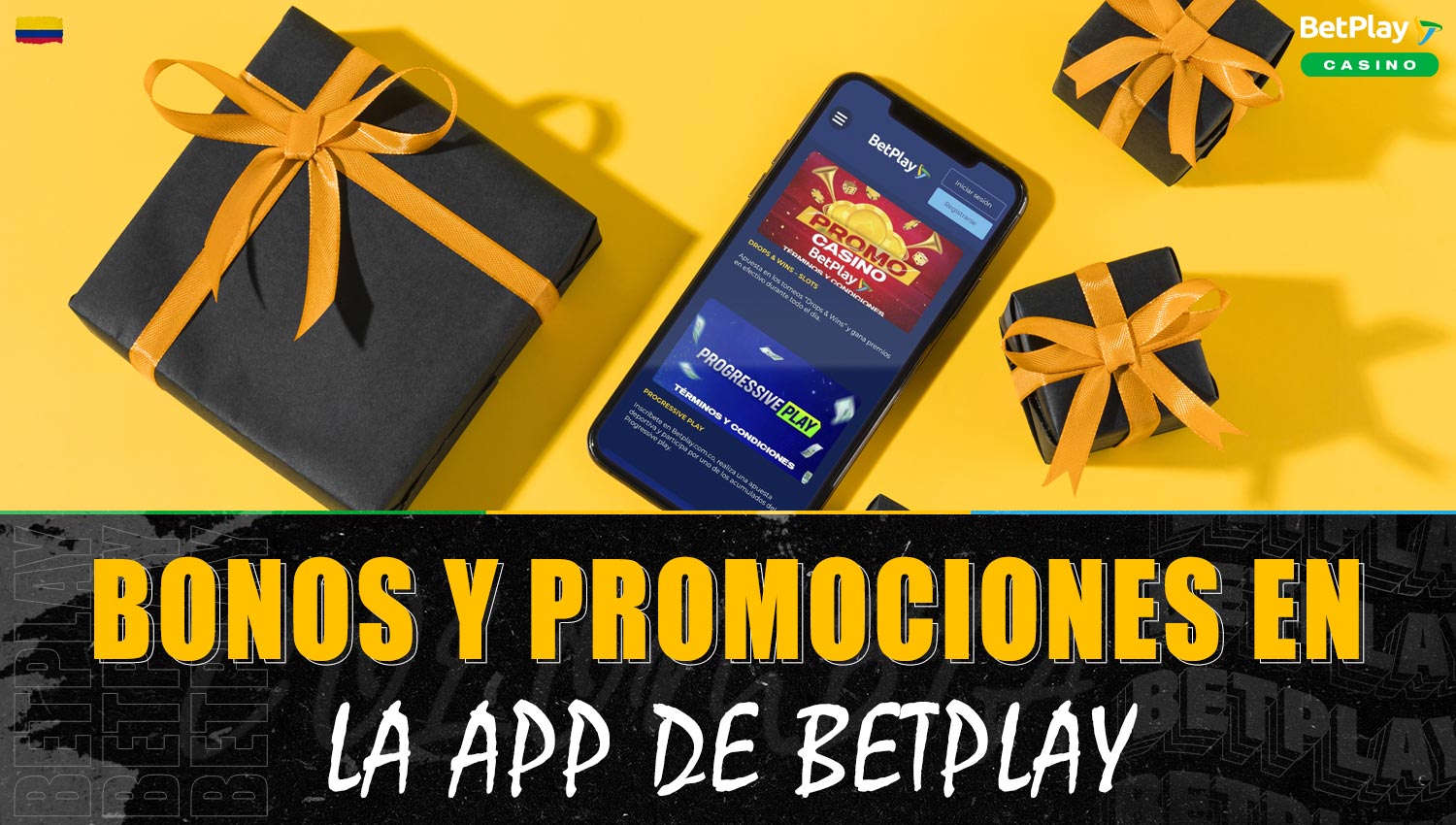 Información detallada sobre bonos y promociones de casino en la aplicación móvil de Betplay Colombia