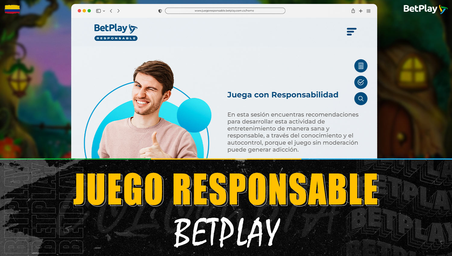 Sobre el juego responsable en la plataforma Betplay Colombia
