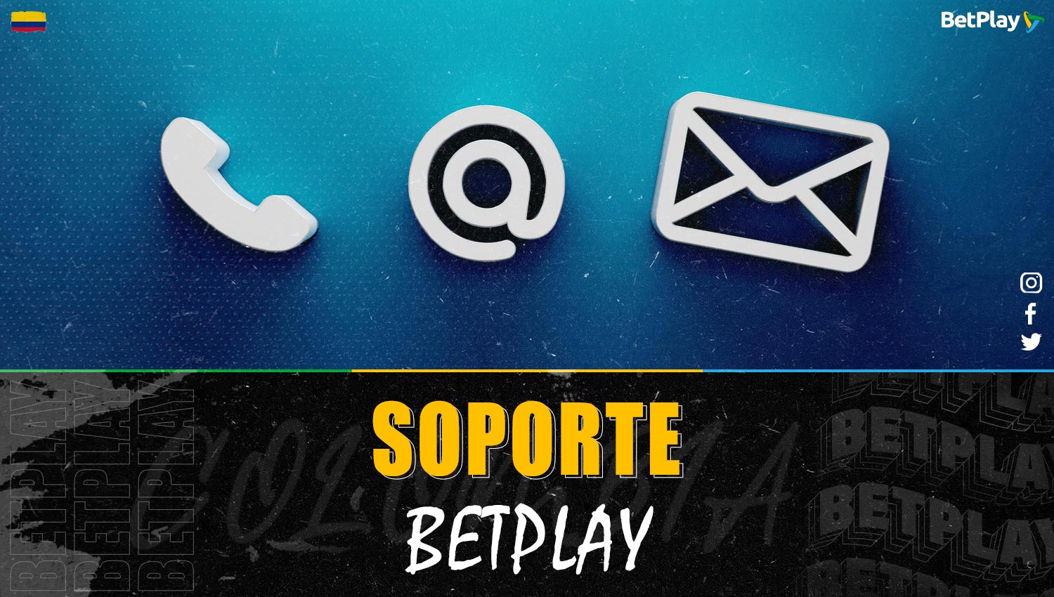 Formas de contacto con el servicio de atención al cliente de Betplay Colombia