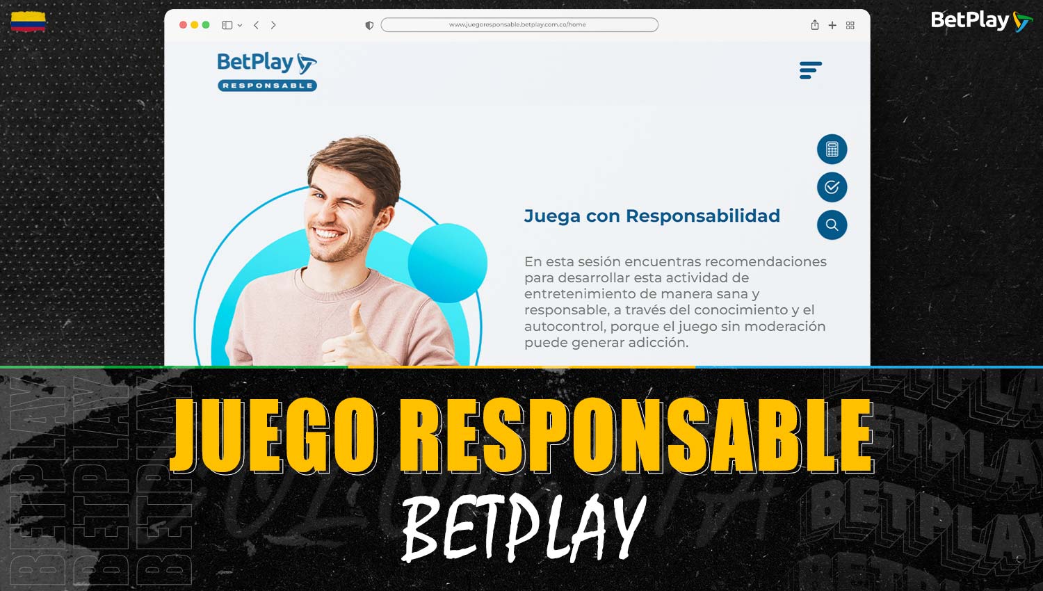 Sobre el juego responsable en la plataforma Betplay Colombia