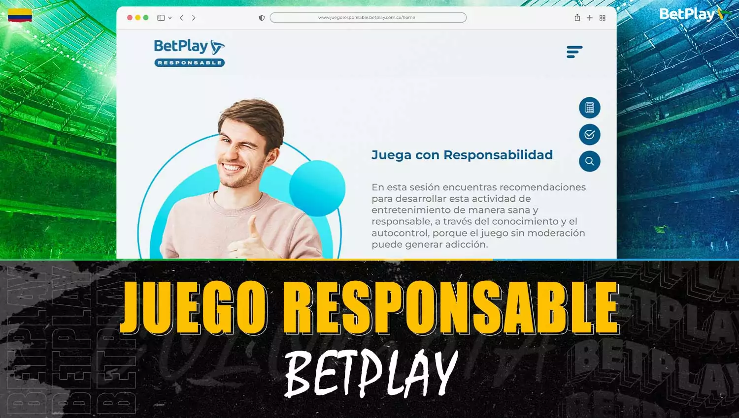 Sobre el juego responsable en la plataforma Betplay Colombia