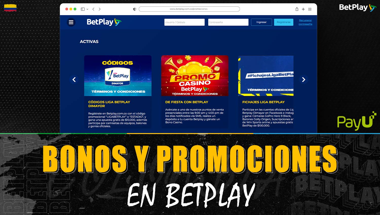 Información detallada sobre bonos y promociones en la plataforma Betplay Colombia