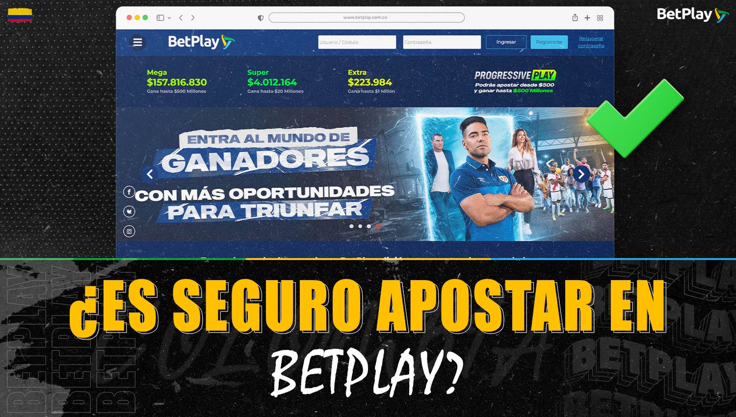 Betplay es legal en Colombia y protege los datos de sus jugadores
