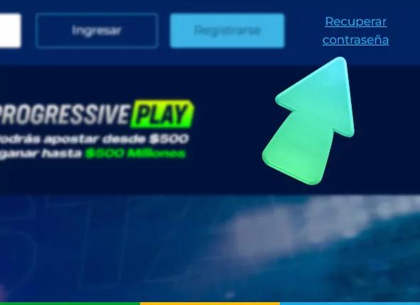 ¿Cómo recuperar una contraseña en Betplay? Paso 2